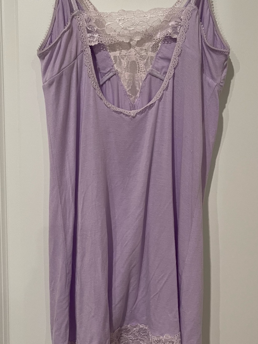 Victoria's Secret Lavender Lace-Trim Slip